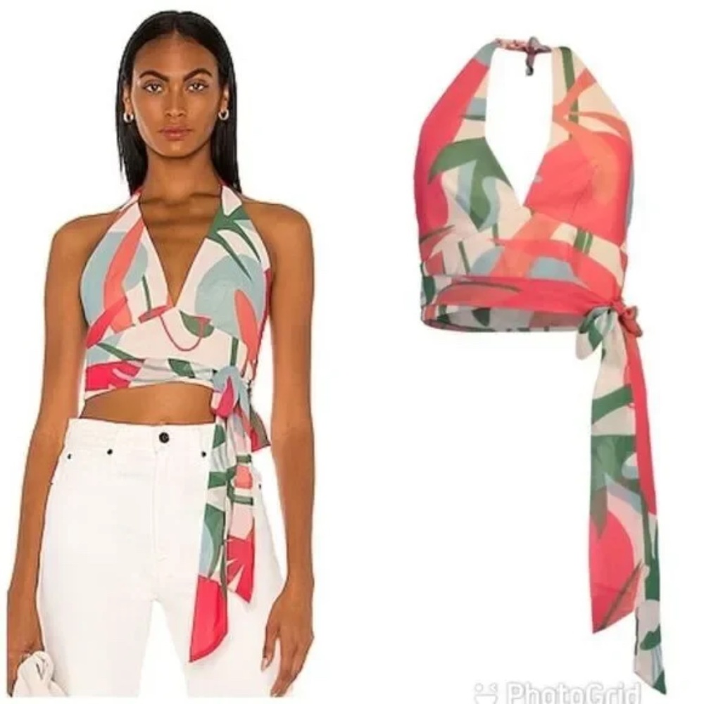 Patbo - Rio Halter Top in Pink, Size 4